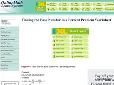 A Number is X% of What Number? Interactive A Number is X% of What Number? Interactive