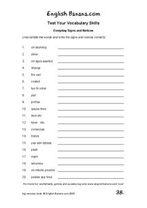 Everyday Signs And Notices Worksheet Everyday Signs And Notices Worksheet