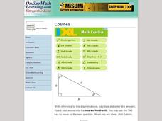 Cosines Interactive Cosines Interactive