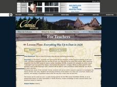 Everything Was Up to Date in 1628 Lesson Plan Everything Was Up to Date in 1628 Lesson Plan