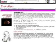 Evolution   Lesson Plan Evolution   Lesson Plan