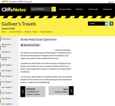 Gulliver's Travels Study Help Essay Questions Writing Gulliver's Travels Study Help Essay Questions Writing