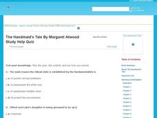 The Handmaid's Tale Quiz Interactive The Handmaid's Tale Quiz Interactive