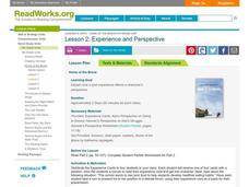Experience and Perspective Lesson Plan Experience and Perspective Lesson Plan