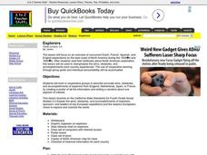 Explorers Lesson Plan Explorers Lesson Plan