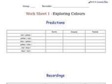 Exploring Colors Organizer Exploring Colors Organizer
