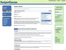Exploring Symmetry Lesson Plan Exploring Symmetry Lesson Plan