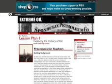 Exploring the History of Oil Lesson Plan Exploring the History of Oil Lesson Plan