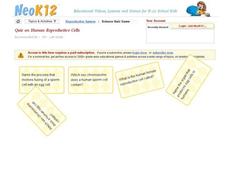 Human Reproductive Cells Quiz Interactive Human Reproductive Cells Quiz Interactive