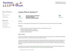 Exponential Models Lesson Plan Exponential Models Lesson Plan