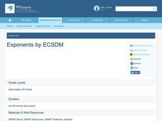 Exponents Lesson Plan Exponents Lesson Plan