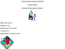 Expository Writing Lesson Plan Expository Writing Lesson Plan