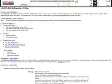 Expository Writing Lesson Plan Expository Writing Lesson Plan