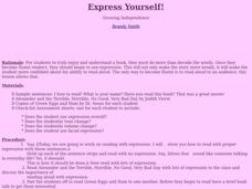Express Yourself Lesson Plan Express Yourself Lesson Plan