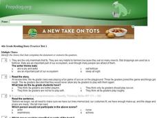 Evaluative Reading Comprehension Interactive Evaluative Reading Comprehension Interactive