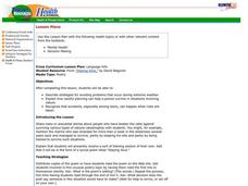 Extreme Weather Lesson Plan Extreme Weather Lesson Plan