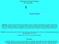 F is for Fish Lesson Plan F is for Fish Lesson Plan