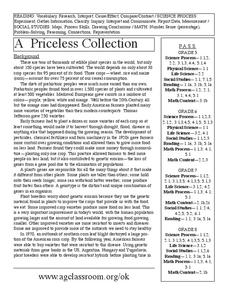 A Priceless Collection Lesson Plan A Priceless Collection Lesson Plan