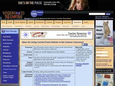 Ideas for Using Current Event Articles in the Science Classroom Lesson Plan Ideas for Using Current Event Articles in the Science Classroom Lesson Plan