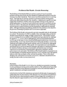Circular Reasoning Activity Circular Reasoning Activity