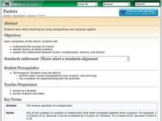 Factors Lesson Plan Factors Lesson Plan