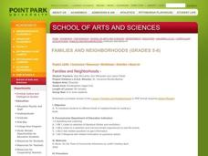 Families and Neighborhoods Lesson Plan Families and Neighborhoods Lesson Plan