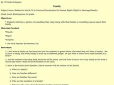 Family Lesson Plan Family Lesson Plan