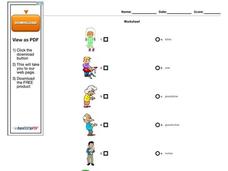 Family Worksheet Family Worksheet