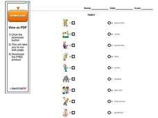 Family Worksheet Family Worksheet