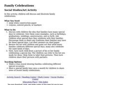 Family Celebrations Lesson Plan Family Celebrations Lesson Plan