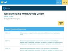 Write My Name With Shaving Cream Lesson Plan Write My Name With Shaving Cream Lesson Plan