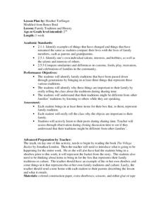Family traditions Lesson Plan Family traditions Lesson Plan