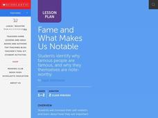 Famous People Lesson Plan Famous People Lesson Plan