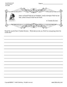 Famous Quotes Interpretation Worksheet Famous Quotes Interpretation Worksheet