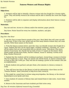Famous Women and Human Rights Unknown Type Famous Women and Human Rights Unknown Type