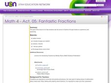 Fantastic Fractions Lesson Plan Fantastic Fractions Lesson Plan