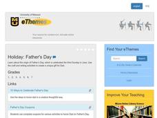 Father's Day Lesson Plan Father's Day Lesson Plan