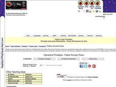 Father's Day Acrostic Poem Interactive Father's Day Acrostic Poem Interactive