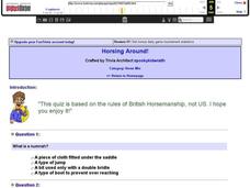 Horsing Around! Trivia Quiz Interactive Horsing Around! Trivia Quiz Interactive