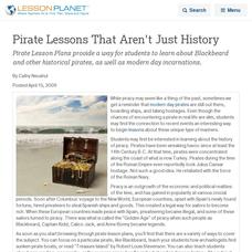 Pirate Lessons That  Aren't Just History Lesson Planet Article Pirate Lessons That  Aren't Just History Lesson Planet Article