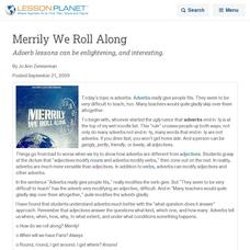 Merrily We Roll Along Lesson Planet Article Merrily We Roll Along Lesson Planet Article