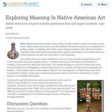 Exploring Meaning In Native American Art Lesson Planet Article Exploring Meaning In Native American Art Lesson Planet Article