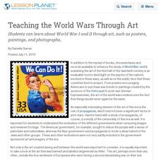 Teaching the World Wars Through Art Lesson Planet Article Teaching the World Wars Through Art Lesson Planet Article