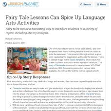Fairy Tale Lessons Can Spice Up Language Arts Activities Lesson Planet Article Fairy Tale Lessons Can Spice Up Language Arts Activities Lesson Planet Article