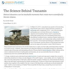 The Science Behind Tsunamis Lesson Planet Article The Science Behind Tsunamis Lesson Planet Article