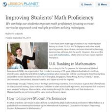 Improving Students' Math Proficiency Lesson Planet Article Improving Students' Math Proficiency Lesson Planet Article