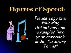 Figures of Speech PPT Figures of Speech PPT