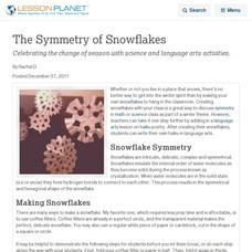 The Symmetry of Snowflakes Lesson Planet Article The Symmetry of Snowflakes Lesson Planet Article