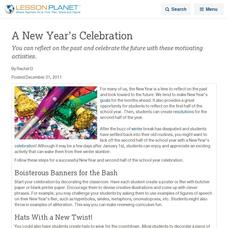 A New Year’s Celebration Lesson Planet Article A New Year’s Celebration Lesson Planet Article
