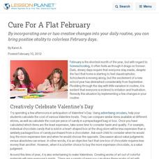 Cure for a Flat February Lesson Planet Article Cure for a Flat February Lesson Planet Article